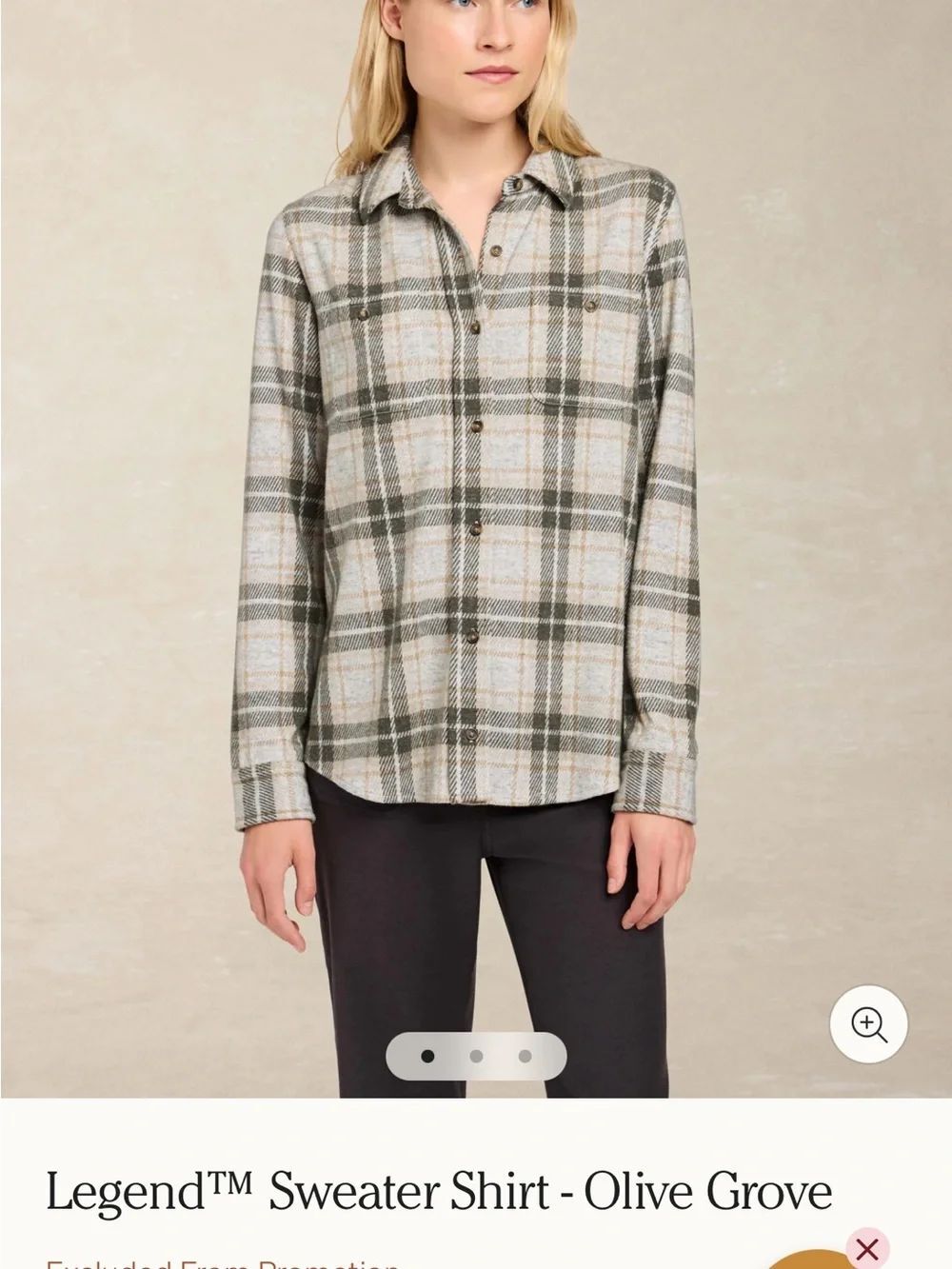 Faherty Legends Sweater shirt black and white plaid size small
